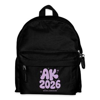 Abschlussklasse 2026 -  Legenden Bleiben - Kinder Rucksack - Schwarz - Vorne