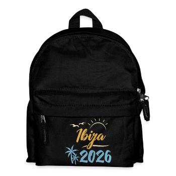 Ibiza 2026 - Kinder Rucksack - Schwarz - Vorne