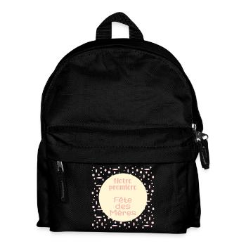 Notre première Fête des Mères - Sac à dos Enfant - noir - Devant