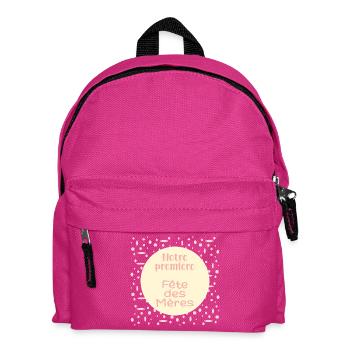 Notre première Fête des Mères - Sac à dos Enfant - fuchsia - Devant
