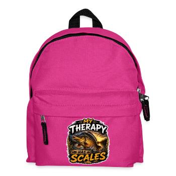 Ma thérapie concerne la pêche à la carpe à l’échelle - Sac à dos Enfant - fuchsia - Devant