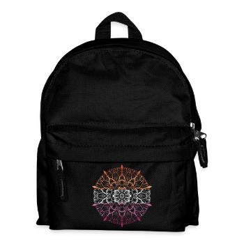 Mandala-lesbisch - Kinder Rucksack - Schwarz - Vorne