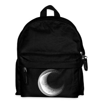Kreis-Punkte-Design - Kinder Rucksack - Schwarz - Vorne