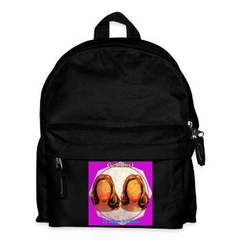 Zwillinge - Kinder Rucksack - Schwarz - Vorne