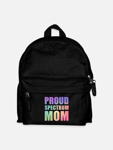 Proud Spectrum Mom - Kids' Backpack - black