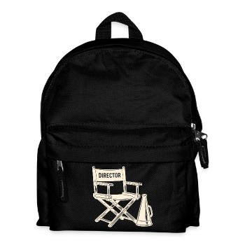 Director Director's Chair for Cinema Fans - Kids' Backpack - black - Front