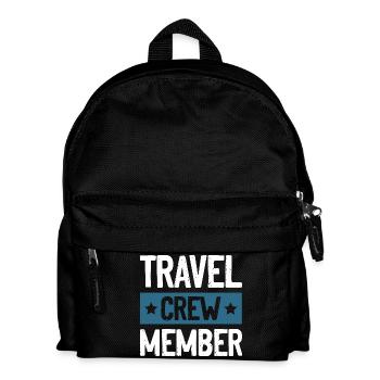 Travel Crew - Kinder Rucksack - Schwarz - Vorne