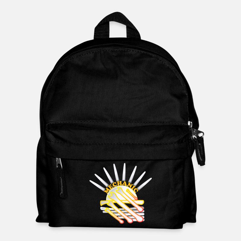 Mechanic's wrench - Kids' Backpack - black
