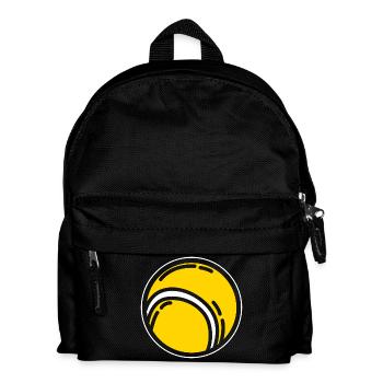 Tennis - Kinder Rucksack - Schwarz - Vorne