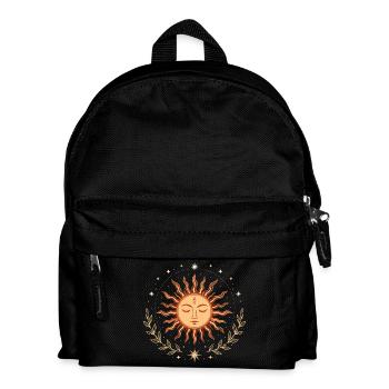 Soleil du solstice d’été – Symbole spirituel de l’été - Sac à dos Enfant - noir - Devant