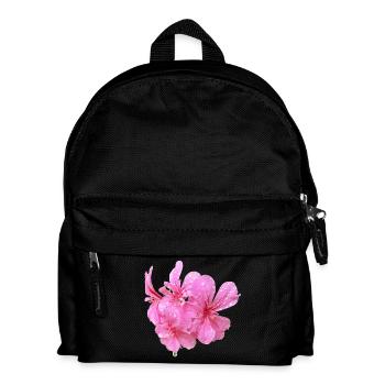 Vibrant_Pink_Geranium_Flowers - Kids' Backpack - black - Front