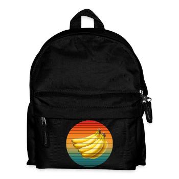 BANANE VINTAGE - Sac à dos Enfant - noir - Devant