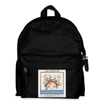 Meer der Ruhe und Gedanken - Kinder Rucksack - Schwarz - Vorne
