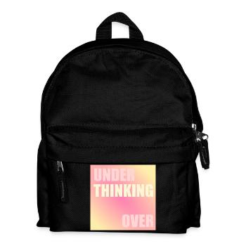 Thinking - Kids' Backpack - black - Front
