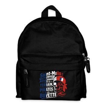 Corsaires de Saint-Malo - Kinder Rucksack - Schwarz - Vorne