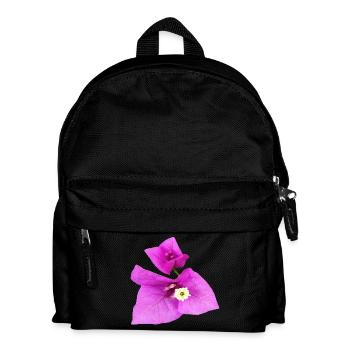 Vibrant_Magenta_Bougainvillea_Flower - Kids' Backpack - black - Front