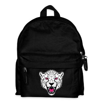 Gépard Léopard Mascotte Logo Sport Gaming - Sac à dos Enfant - noir - Devant