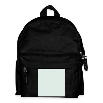 Blue Background Texture Template Personalize - Kids' Backpack - black - Front