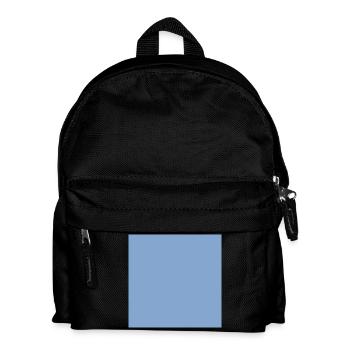 Blue Background Texture Template Personalize - Kids' Backpack - black - Front