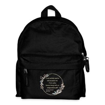Jane Eyre Quote II - Cute Style - Kids' Backpack - black - Front