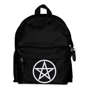 Pentagram Pentacle Witch Magic Occult Symbol - Kids' Backpack - black - Front