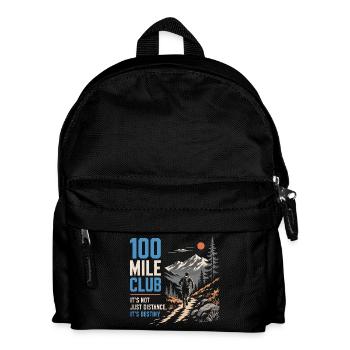 Trailrunning – 100-Meilen-Club - Kinder Rucksack - Schwarz - Vorne