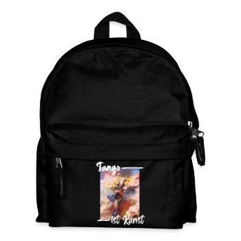 Tango ist Kunst - Kinder Rucksack - Schwarz - Vorne