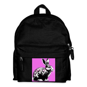 rabbit - Kids' Backpack - black - Front