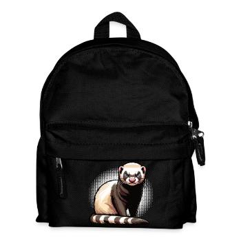 ferret ferret holder ferret owner - Kids' Backpack - black - Front