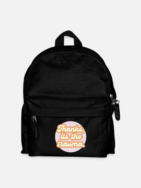 thanks its the trauma - Kids' Backpack - black