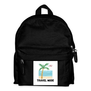 Mode Voyage Conception de plages tropicales - Sac à dos Enfant - noir - Devant
