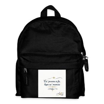 Designer Azzo  - Kinder Rucksack - Schwarz - Vorne