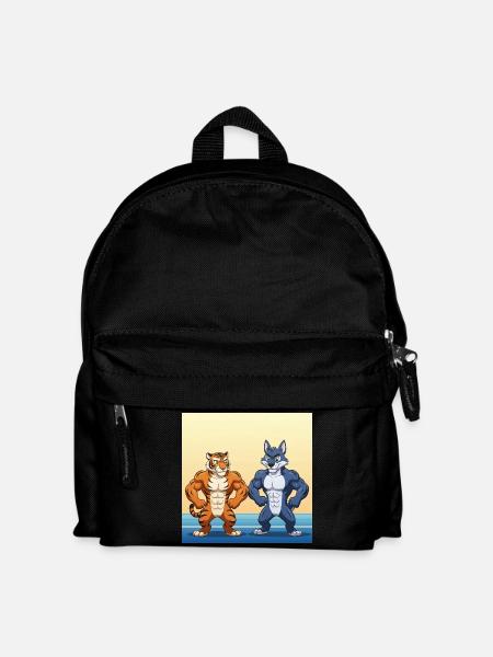 GIDAGI Fitness Cartoons Collection - Kids' Backpack - black