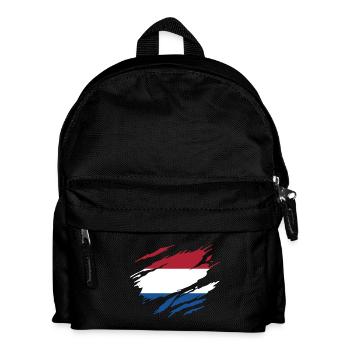 Flag of the Netherlands Holland - Kids' Backpack - black - Front