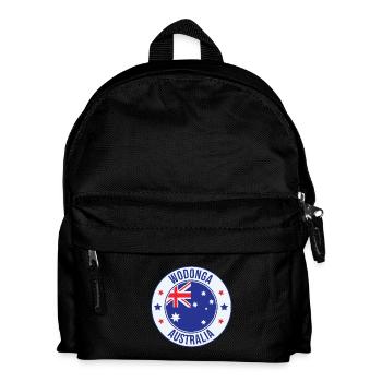Wodonga Australia Badge Emblem - Kids' Backpack - black - Front