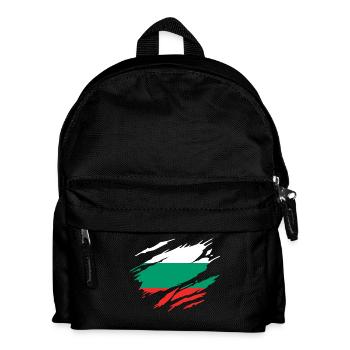 Bulgaria Bulgarian Flag - Kids' Backpack - black - Front