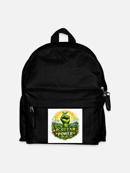 green power - Kids' Backpack - black