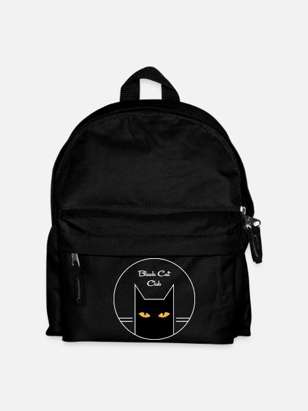 Black cat - Kids' Backpack - black