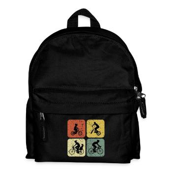 Quatre façons de rouler sur le rétro cyclin - Sac à dos Enfant - noir - Devant