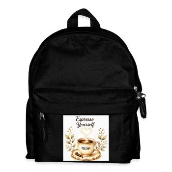 expressoyourself - Kinder Rucksack - Schwarz - Vorne