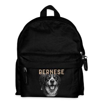 Berner Sennenhund Vintage - Kinder Rucksack - Schwarz - Vorne