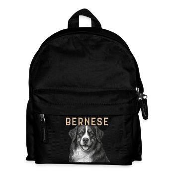 Berner Sennenhund Vintage - Kinder Rucksack - Schwarz - Vorne