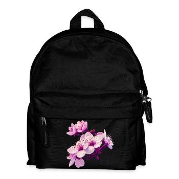 Pink Blossom - Kinder Rucksack - Schwarz - Vorne