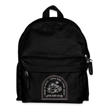 Mädchen-Bibelstudien-Christliche Gruppe - Kinder Rucksack - Schwarz - Vorne