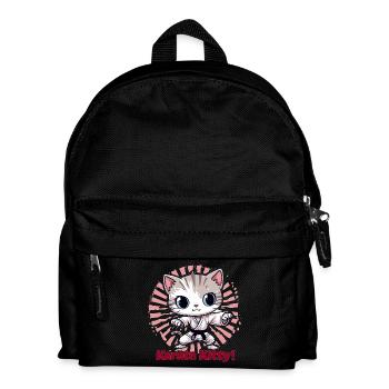 Karate Kitty - Kids' Backpack - black - Front