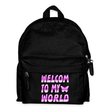 Butterflies - Kids' Backpack - black - Front