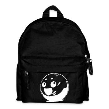 Smiling bowling ball - Kids' Backpack - black - Front