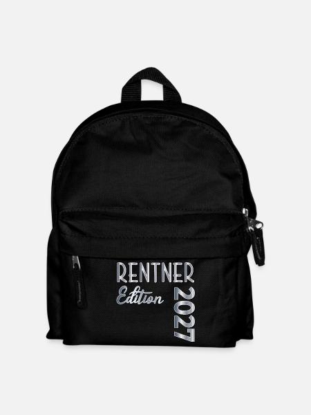 Rentner 2027 Rentnergeschenke - Kinder Rucksack - Schwarz