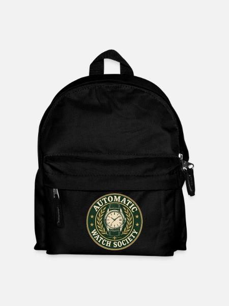 Automatik Uhr Mechanische Watch - Kinder Rucksack - Schwarz