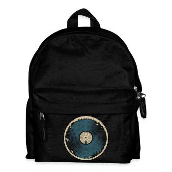 Naturvinyl – Kanu und Wald - Kinder Rucksack - Schwarz - Vorne